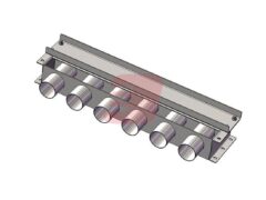 stainless steel 6 run manifold assembly