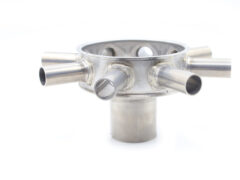 Stainless steel distributor head