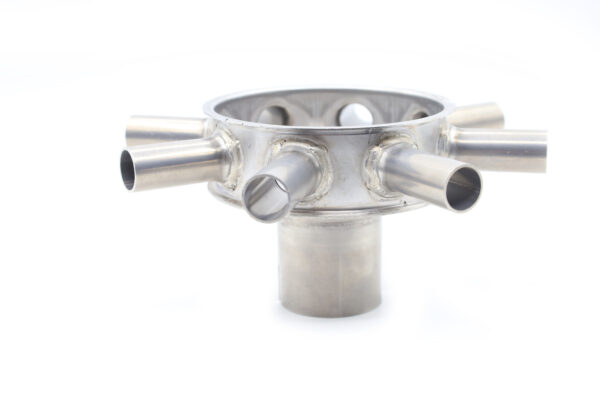 Stainless steel distributor head