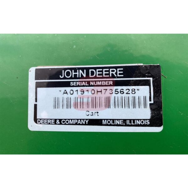 2011 John Deere 1895 No-Till Drill and John Deere 1910 Air Cart