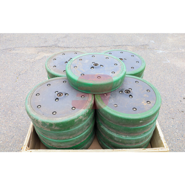 Used 3″ Nylon/Steel Rim Urethane Gauge Wheel